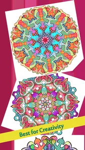 Color Surreal Mandala Coloring screenshot 6