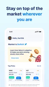 Upturn US: Stock Advisor screenshot 1