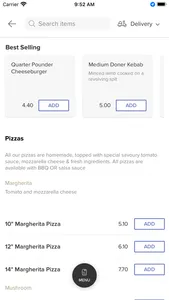 Manham hill pizza screenshot 2