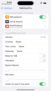 TalkOverPro screenshot 1
