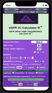 eGFR 3D Calculator III screenshot 0