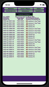 eGFR 3D Calculator III screenshot 2