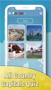 Quiz capitals all world cities screenshot 6