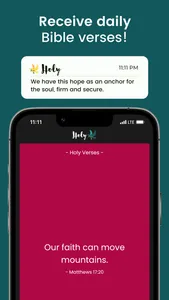 Holy - Daily Bible Verses screenshot 1