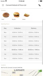 Consett Kebab & Pizza Ltd screenshot 3