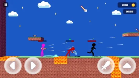 Stickman Craft Fighting 3D screenshot 2