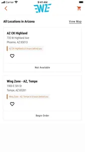 Wing Zone Ordering screenshot 2