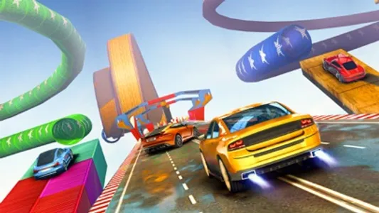 High Jump Car Stunt 3D Driver screenshot 1