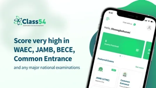 Class54 Learning App-JAMB 2023 screenshot 1