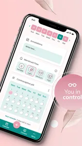 Lotus Menstrual Calendar screenshot 1