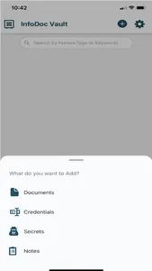 InfoDoc Vault screenshot 2