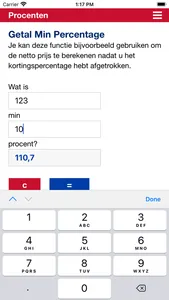 Percentage Berekenen screenshot 4