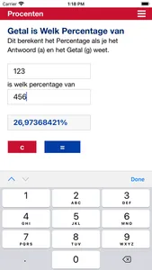 Percentage Berekenen screenshot 6