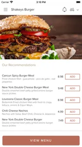 Shakeys Burger screenshot 1