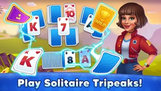 Solitaire Adventures Tripeaks screenshot 0