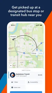 Saskatoon Transit OnDemand screenshot 1