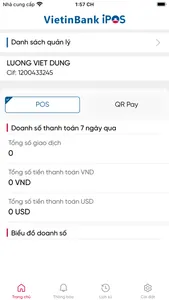 VietinBank iPOS screenshot 1