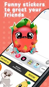 Adorable Emojis Sticker Set screenshot 0