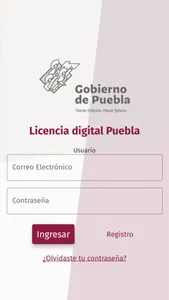 Licencia Digital Puebla screenshot 0