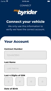 MyByrider screenshot 1