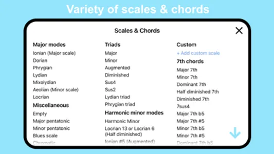 Guitar Fretboard: Scales screenshot 3