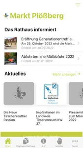 Rathaus App Plößberg screenshot 0