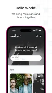 mukken - Musician search screenshot 0