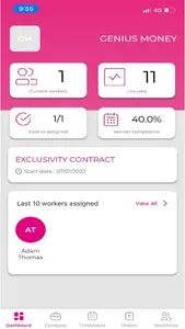 Genius Workforce PRO Client screenshot 0