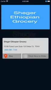 Sheger Ethiopian Grocery screenshot 1