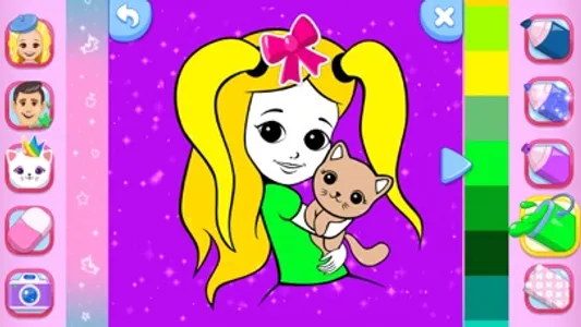 Like Nastya Coloring Book screenshot 3