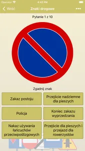 Znaki drogowe w Polsce: Gra screenshot 0