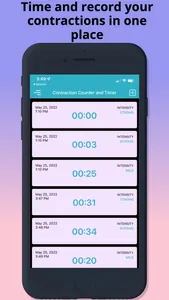 Contraction Counter, Timer screenshot 0