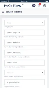 Progo Filo Yönetimi screenshot 2