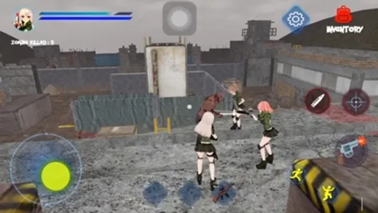 Anime Zombie Hunter Shooter 3D screenshot 3