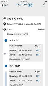 ADAviation Cargo Tracking screenshot 1