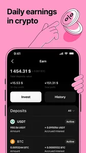 Crypto wallet – Bitcoin & USDT screenshot 2