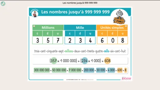 Les posters-mémos de Maths CM1 screenshot 1