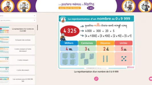 Les posters-mémos de Maths CM2 screenshot 0