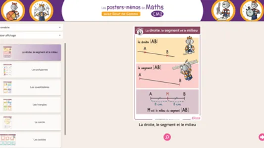 Les posters-mémos de Maths CM2 screenshot 2