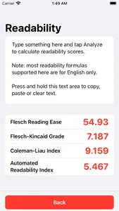 Readability App screenshot 1