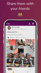 nuumi | Track & Share Workouts screenshot 1