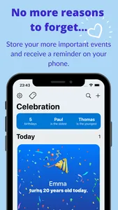 Celebration - Anniversaires screenshot 0