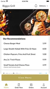 Biggys Grill screenshot 1