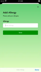 Allergify screenshot 1