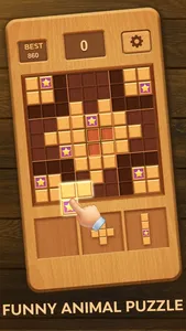 Wood Block Puz- Classic Jigsaw screenshot 1