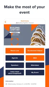Graphisoft Events screenshot 0