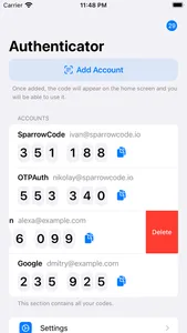 OTP Authenticator 2FA screenshot 2