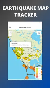 Earthquake Map Tracker screenshot 0