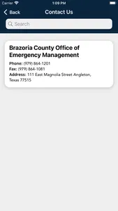 Brazoria County OEM screenshot 1