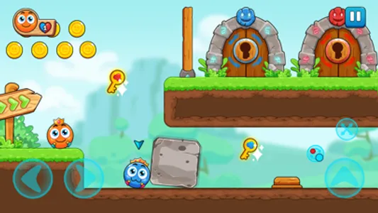 Red and Blue: Ball Heroes screenshot 2